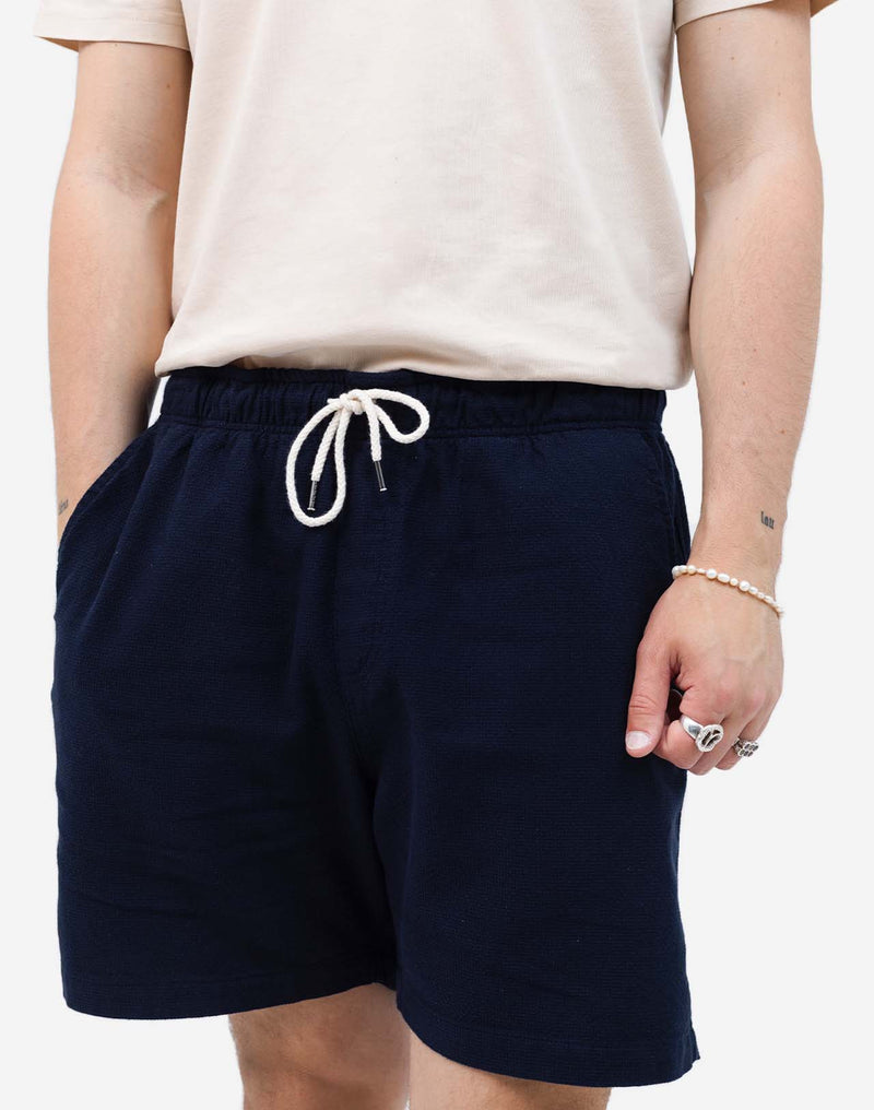 Short Gujo bleu marine