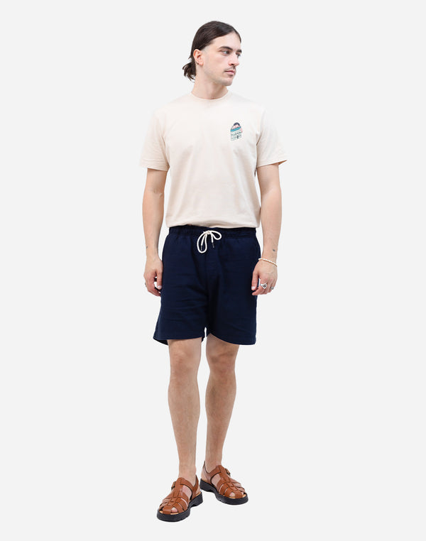 Short Gujo bleu marine
