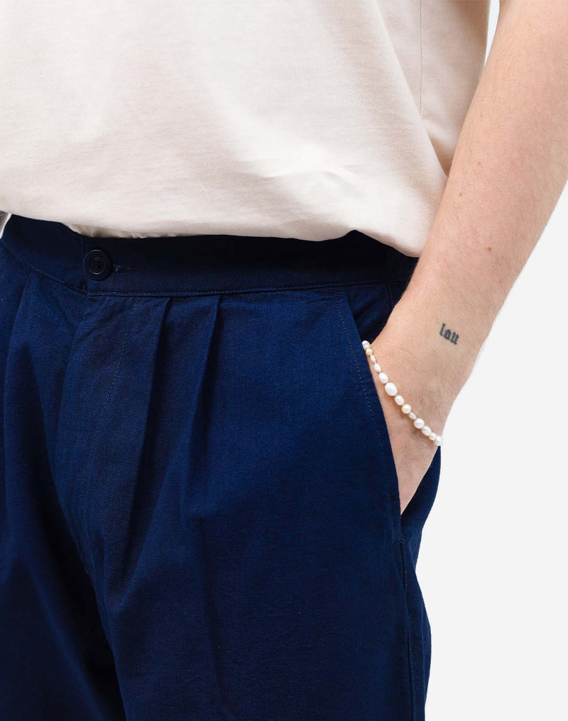 Short Handa denim bleu