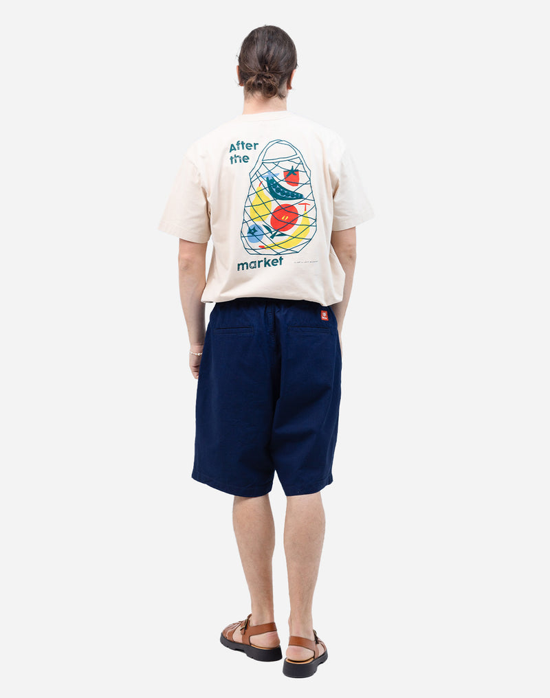Short Handa denim bleu