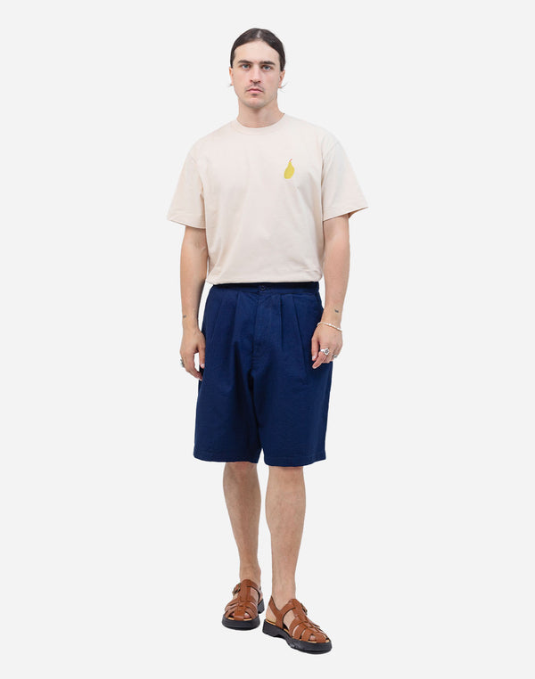 Short Handa denim bleu
