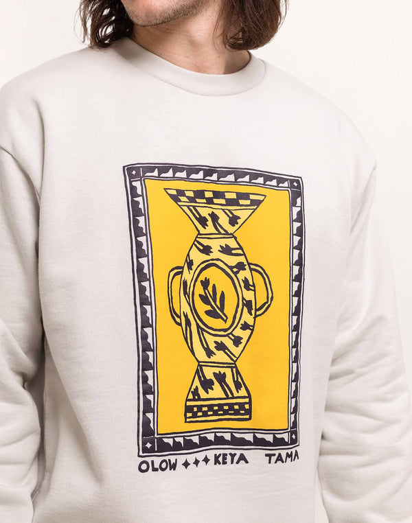 Sweat Amphloral gris perle – OLOW