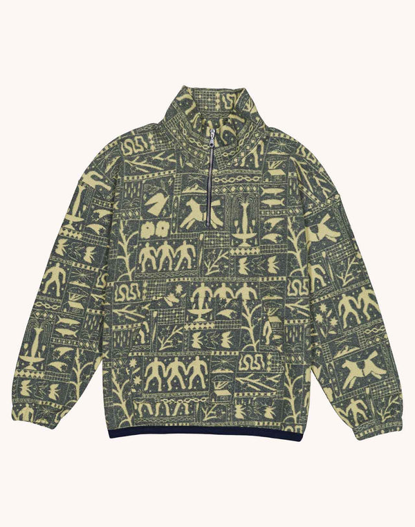 Sweat Bangor Kobling Bleu et Jaune en coton bio – OLOW