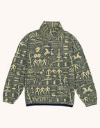 Sweat Bangor Kobling Bleu et Jaune en coton bio – OLOW