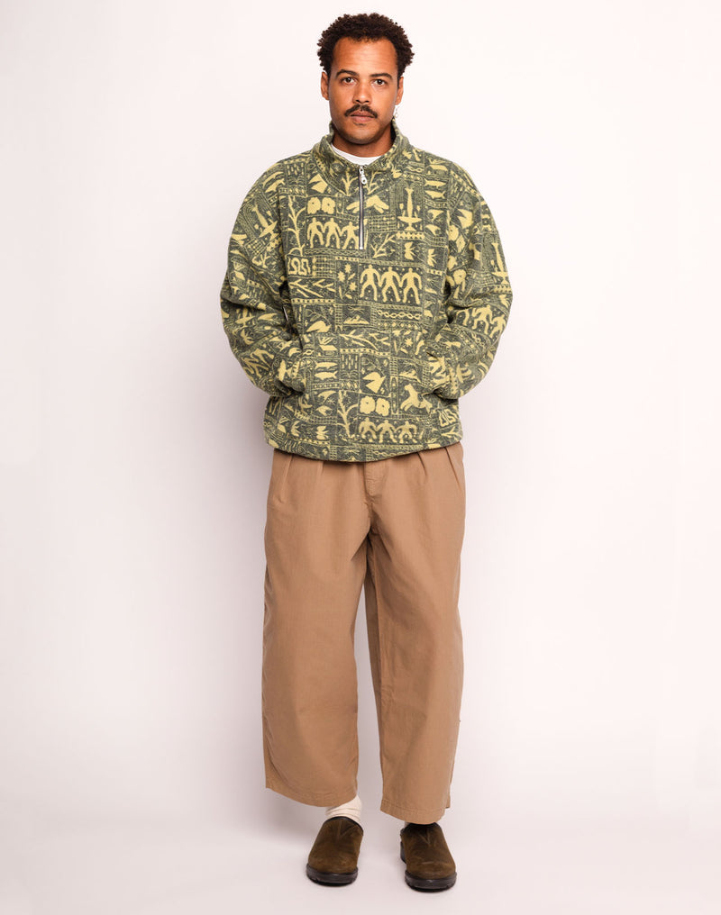 Sweat Bangor Kobling Bleu et Jaune en coton bio – OLOW