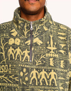 Sweat Bangor Kobling Bleu et Jaune en coton bio – OLOW