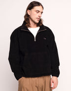 Sweat Bangor Noir en velours de coton – OLOW
