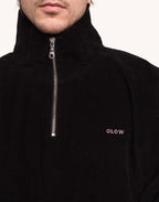 Sweat Bangor Noir en velours de coton – OLOW