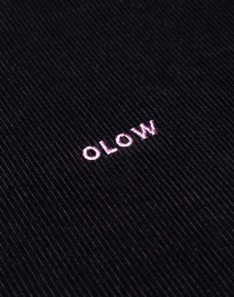 Sweat Bangor Noir en velours de coton – OLOW