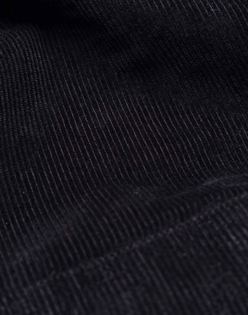 Sweat Bangor Noir en velours de coton – OLOW