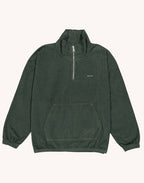Sweat Bangor Vert Mélèze en velours de coton – OLOW