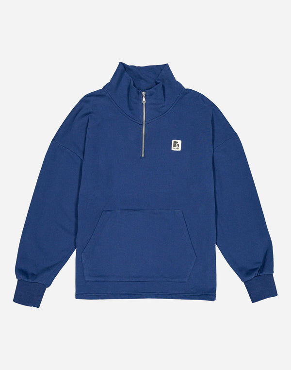 Sweat Bernex bleu outremer