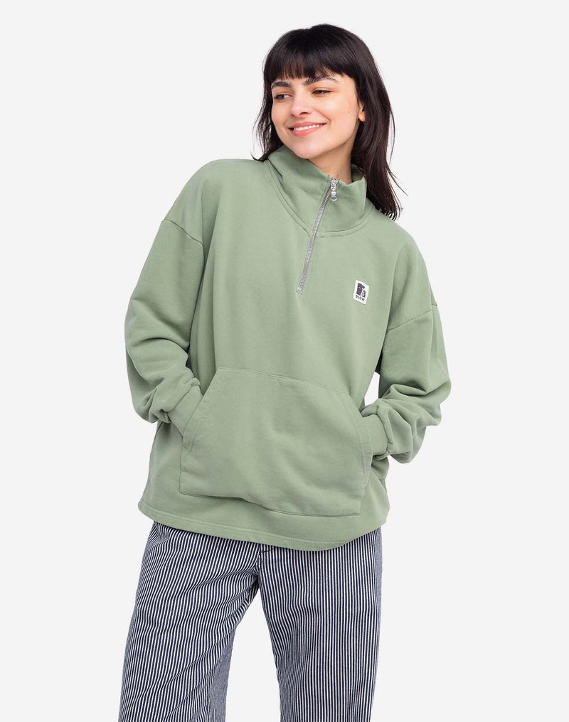 Sweat Bernex vert sauge SS26