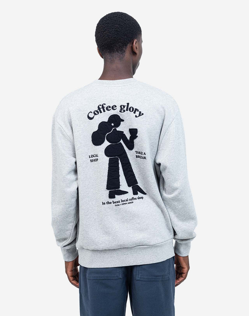 Sweat Coffee Glory gris chiné
