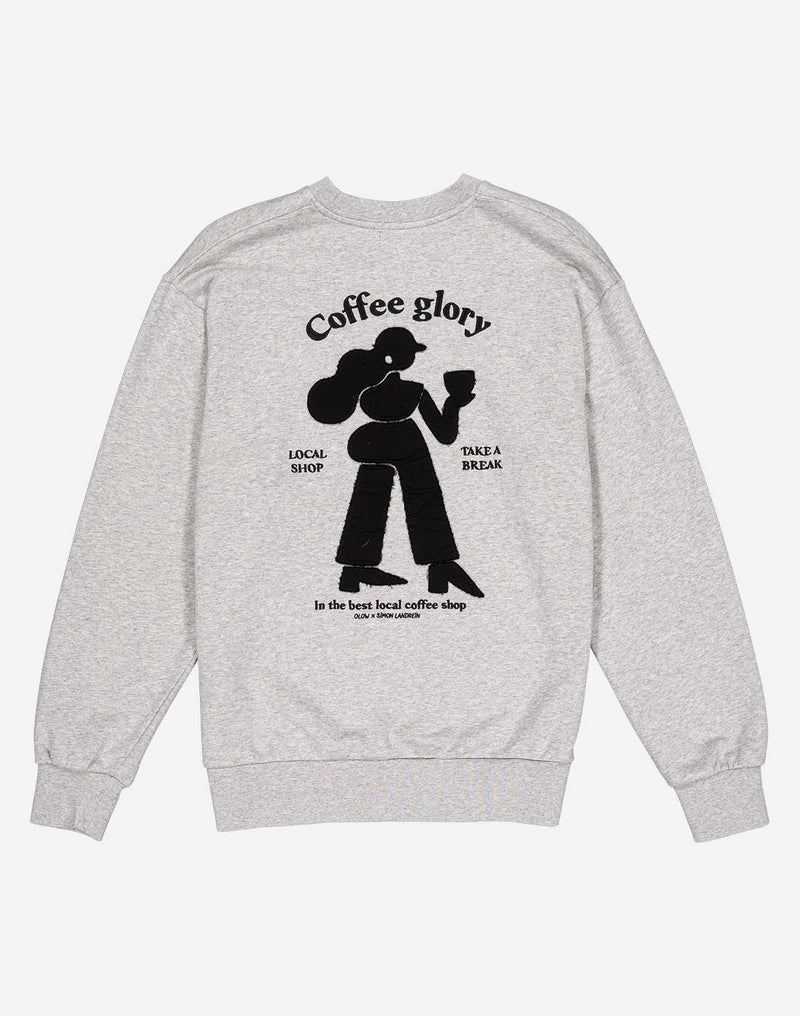 Sweat Coffee Glory gris chiné