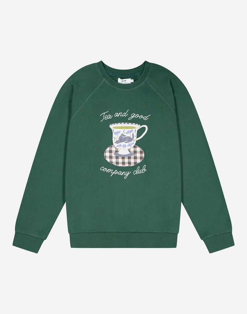 Sweat Cup of tea vert forêt