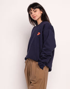 Sweat Free Mind Bleu Dusk en coton bio GOTS – OLOW