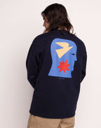 Sweat Free Mind Bleu Dusk en coton bio GOTS – OLOW
