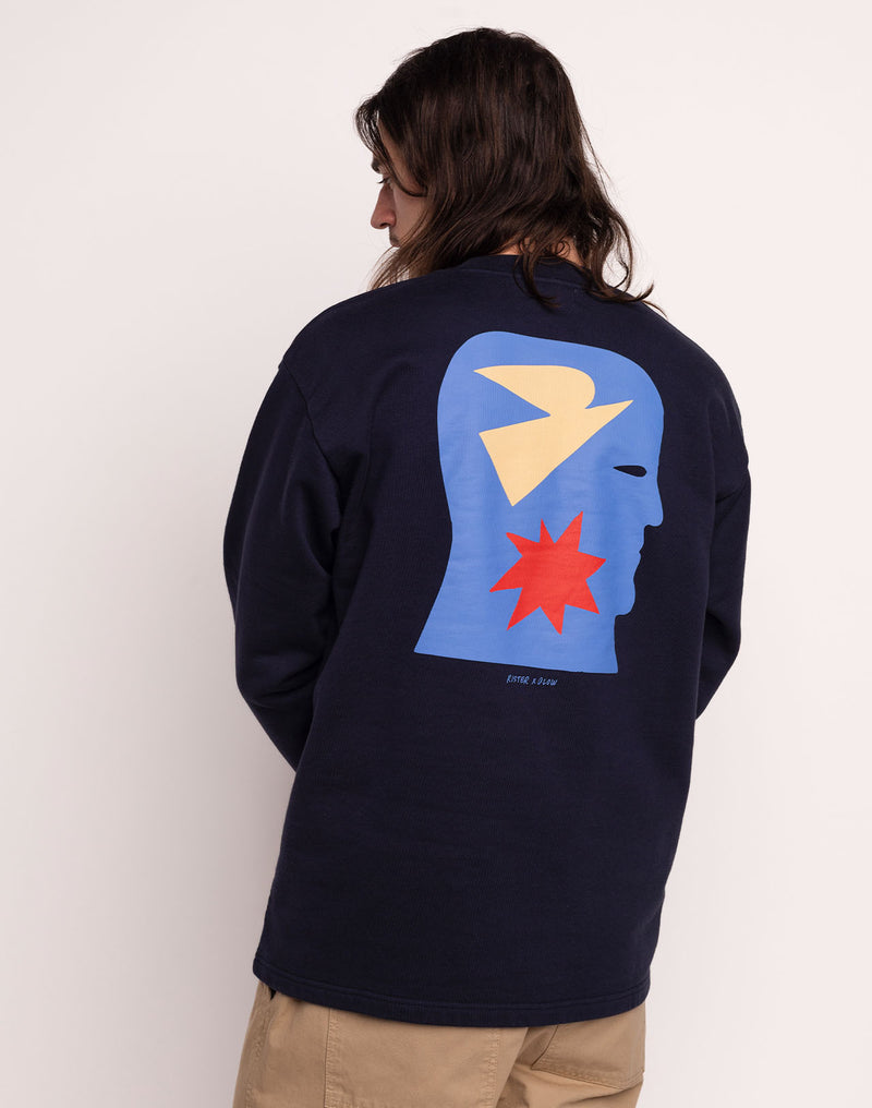 Sweat Free Mind Bleu Dusk en coton bio GOTS – OLOW