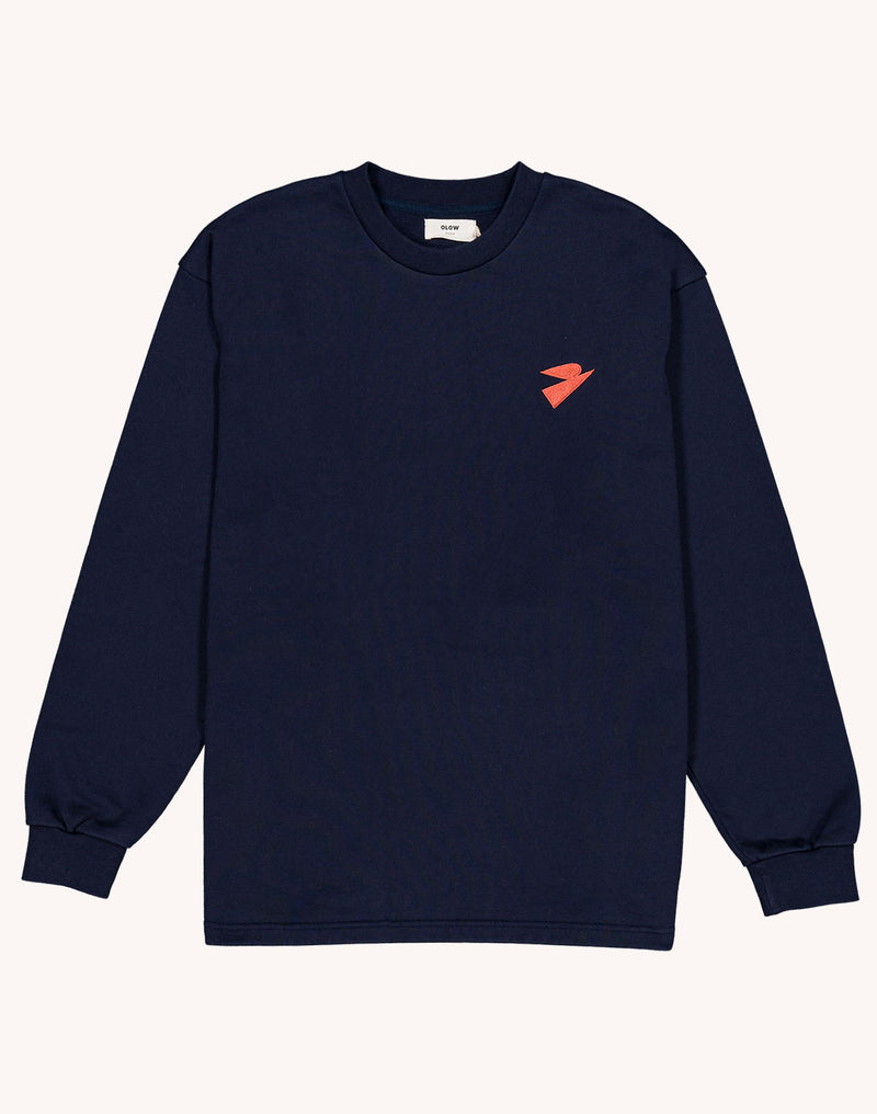 Sweat Free Mind Bleu Dusk en coton bio GOTS – OLOW