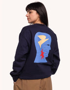 Sweat Free Mind Bleu Dusk en coton bio GOTS – OLOW
