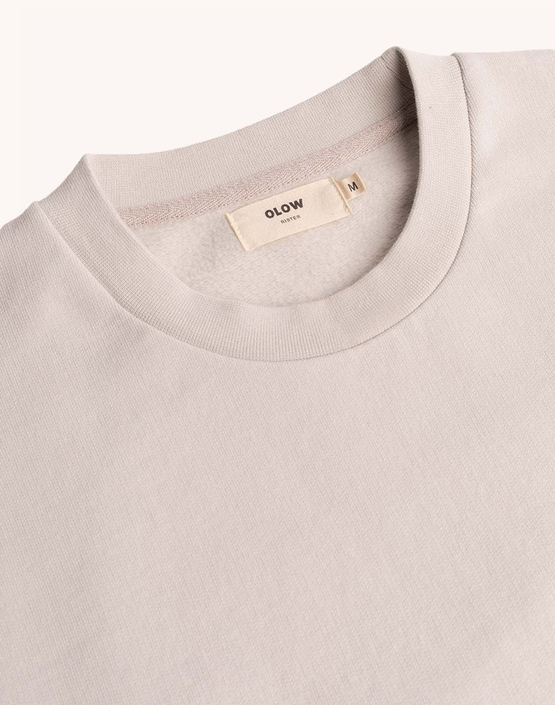 Sweat Free Mind Gris Perle en coton bio GOTS – OLOW