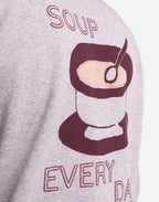 Sweat Good soup gris chiné