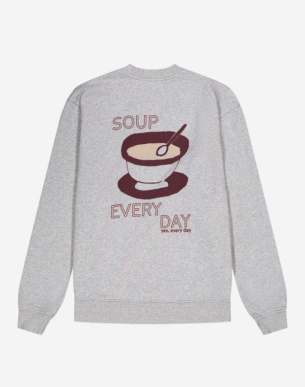 Sweat Good soup gris chiné