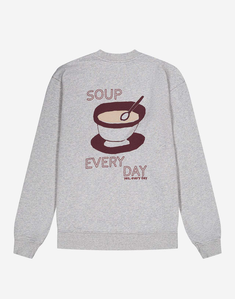 Sweat Good soup gris chiné