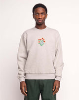 Happy Flower Grey Marl Sweatshirt
