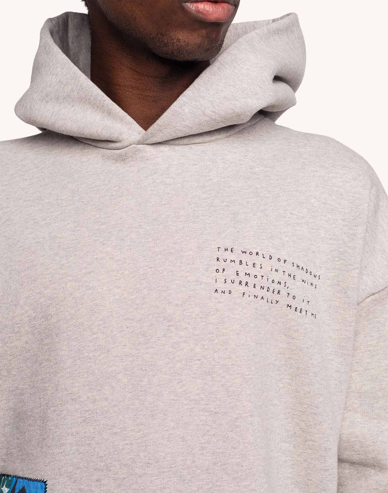 Sweat Houdini Shadows Gris Chiné en coton bio GOTS – OLOW