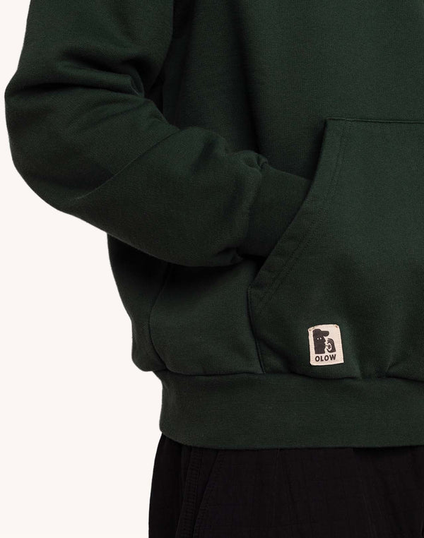Sweat Houdini Vert Mélèze en coton bio GOTS – OLOW