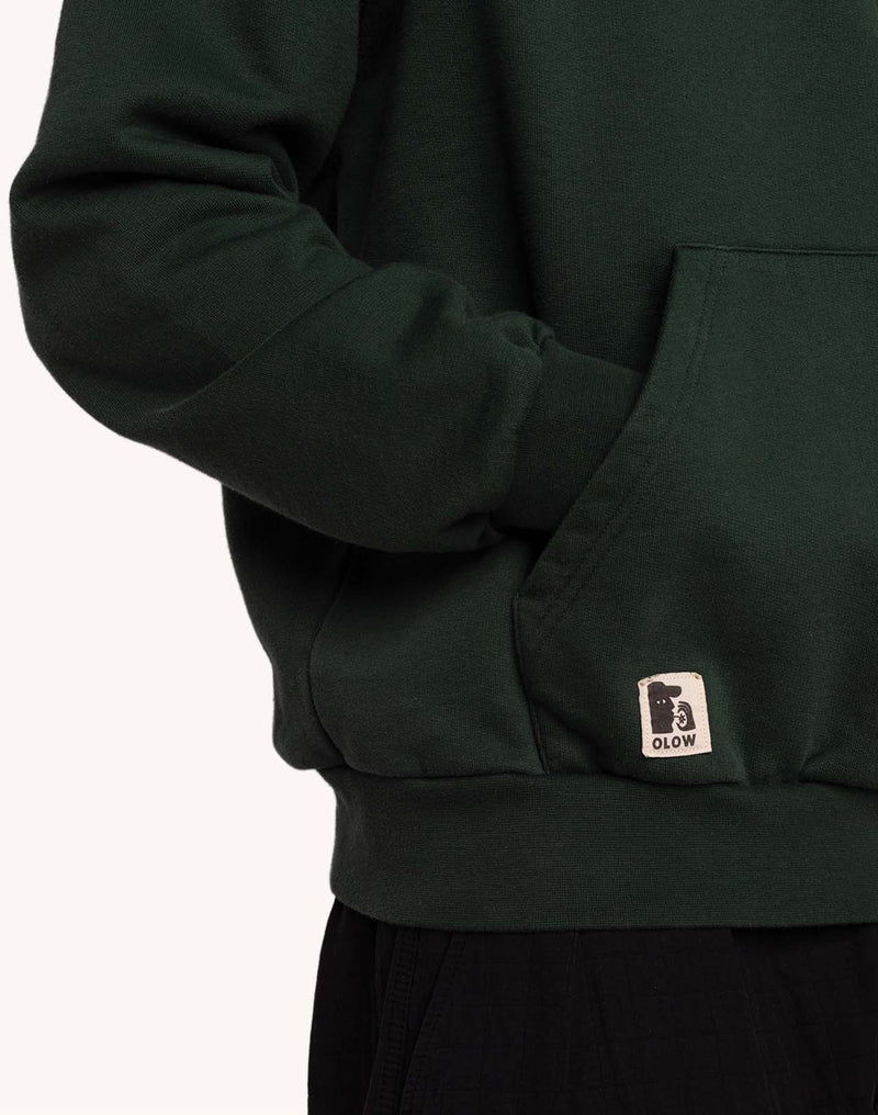 Sweat Houdini Vert Mélèze en coton bio GOTS – OLOW