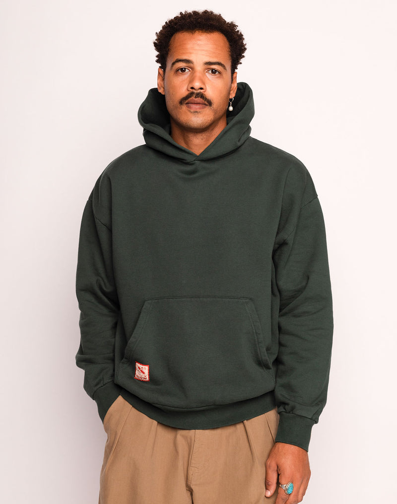 Sweat Houdini Vert Mélèze en coton bio GOTS – OLOW