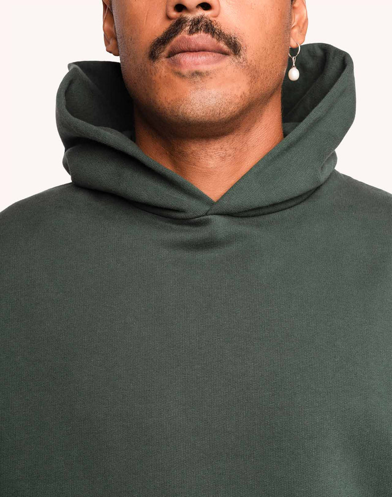 Sweat Houdini Vert Mélèze en coton bio GOTS – OLOW