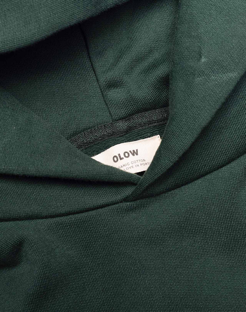 Sweat Houdini Vert Mélèze en coton bio GOTS – OLOW