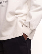 Sweat Komorebi Gris Perle en coton bio GOTS – OLOW
