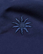 Sweat Lost Track Bleu Dusk en coton bio GOTS – OLOW