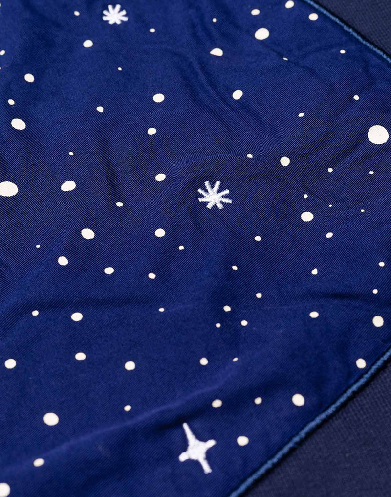 Sweat Lost Track Bleu Dusk en coton bio GOTS – OLOW