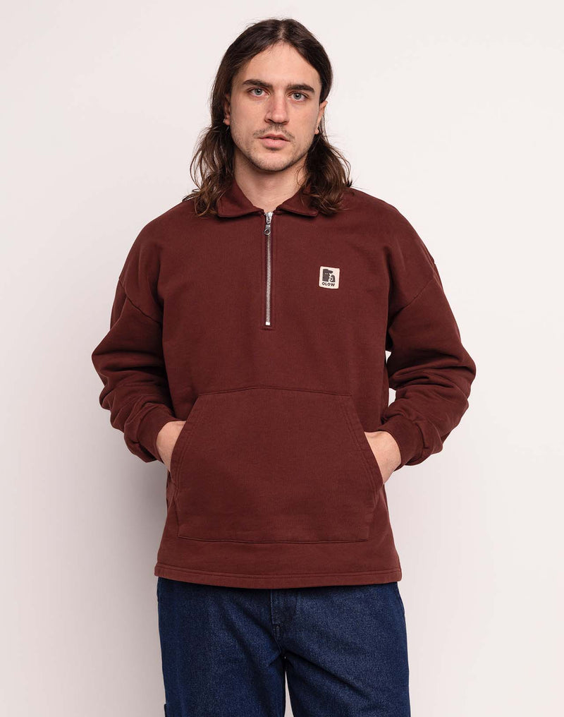 Sweat Manso Chocolat en coton bio GOTS – OLOW