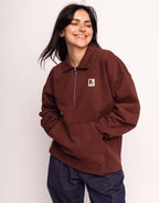 Sweat Manso Chocolat en coton bio GOTS – OLOW