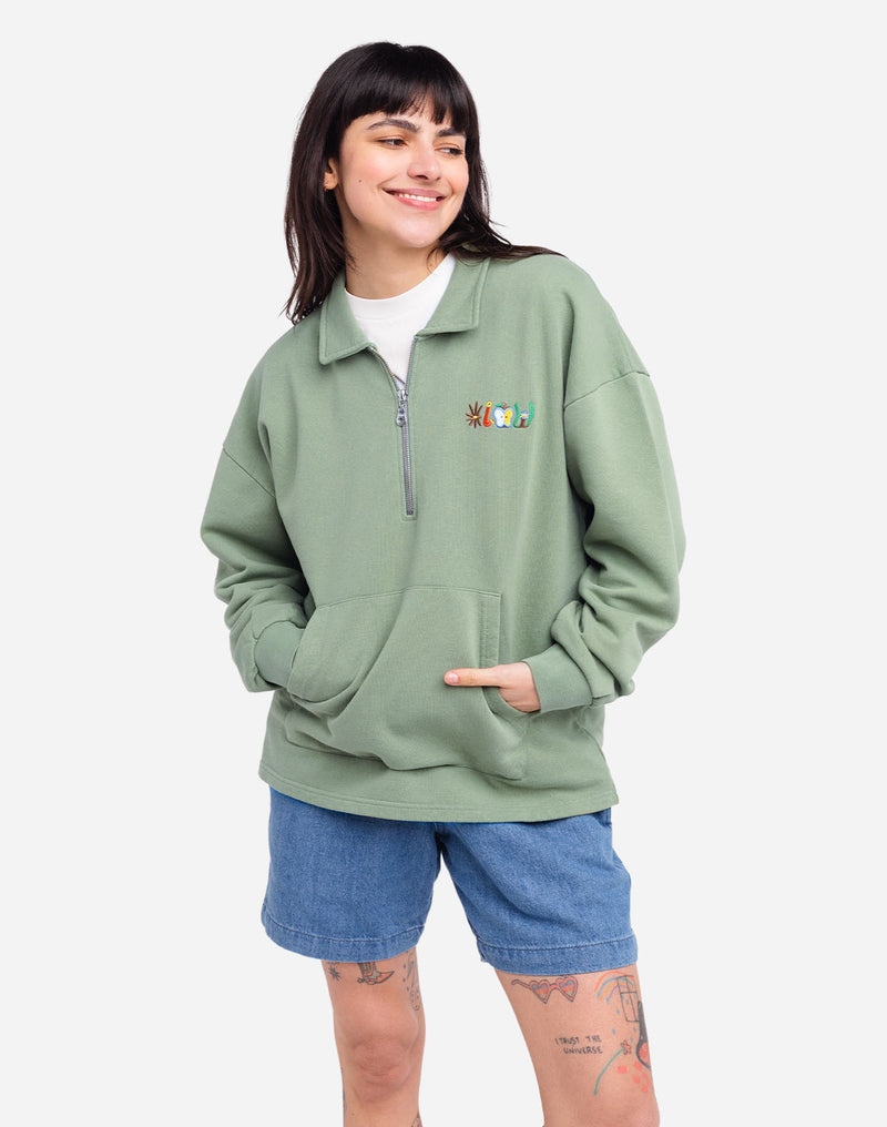 Sweat Manso Pictures vert sauge