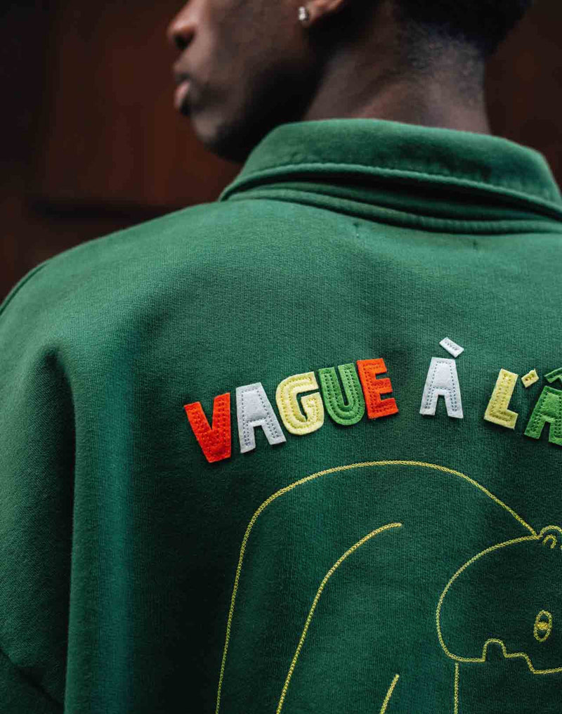 Sweat Manso Vague à l'âme vert forêt