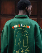 Sweat Manso Vague à l'âme vert forêt