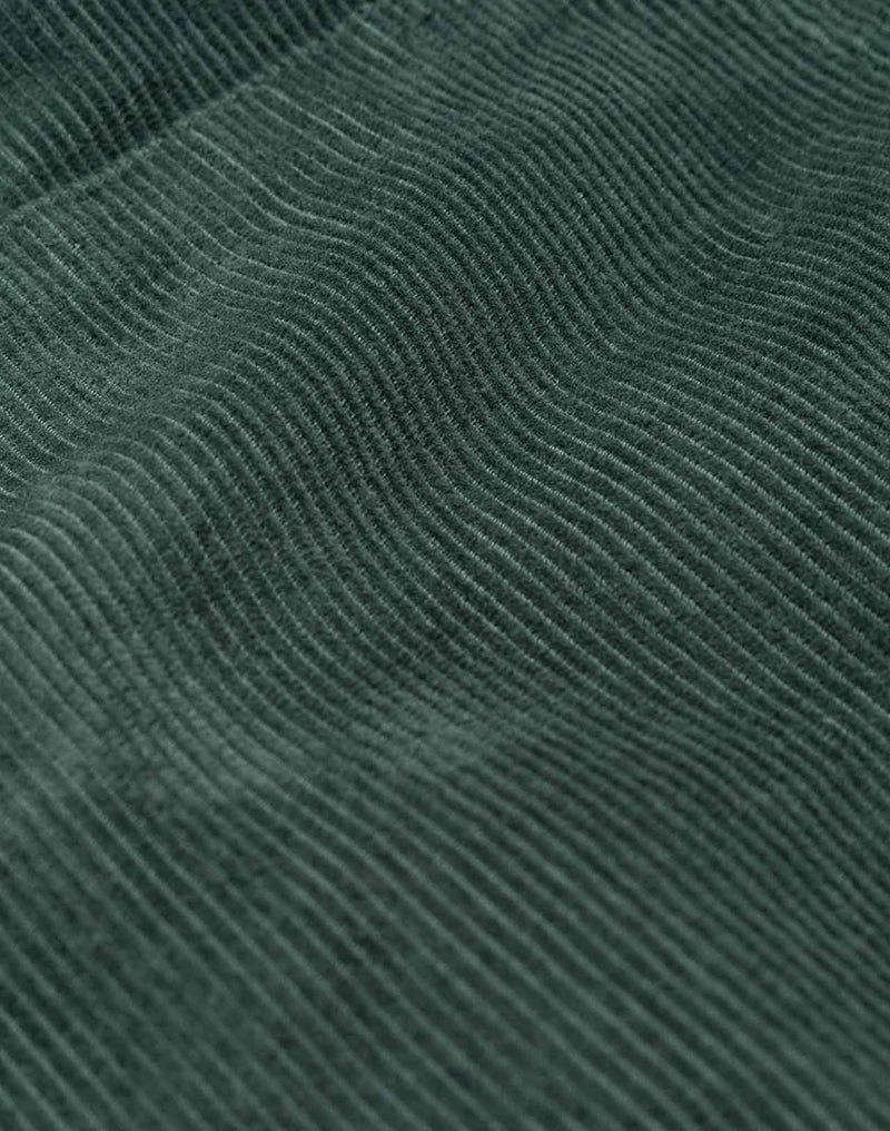 Sweat Manso Vert Mélèze en velours de coton – OLOW