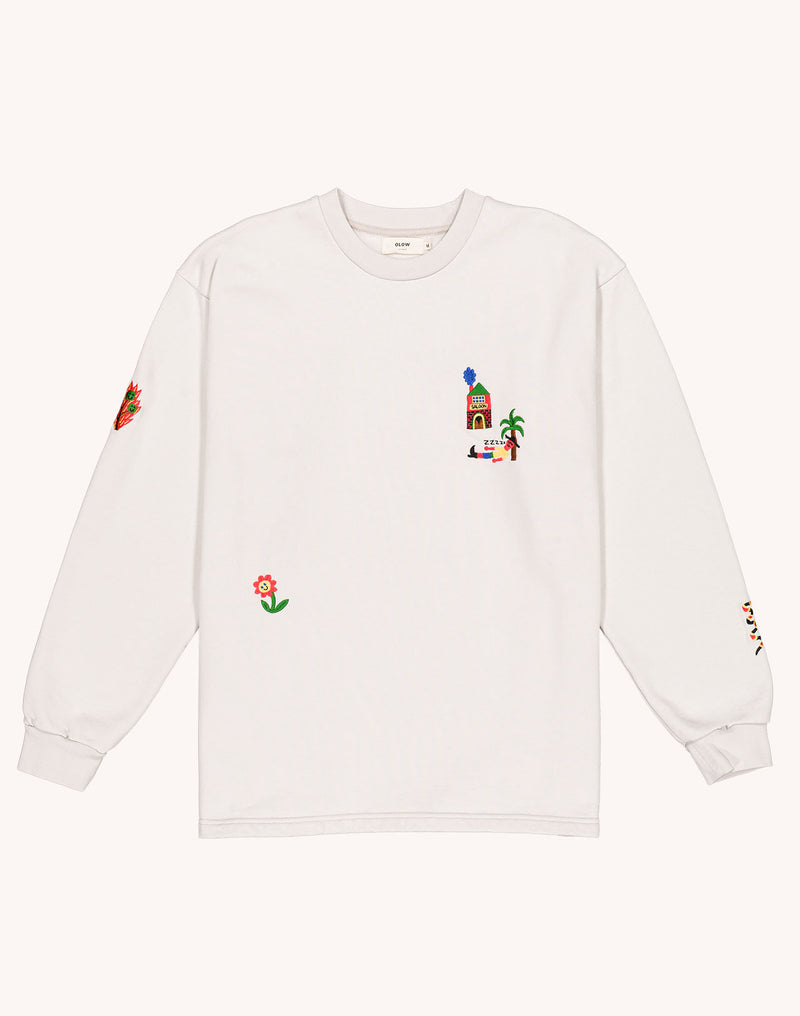 Sweat Nap Gris Perle en coton bio GOTS – OLOW