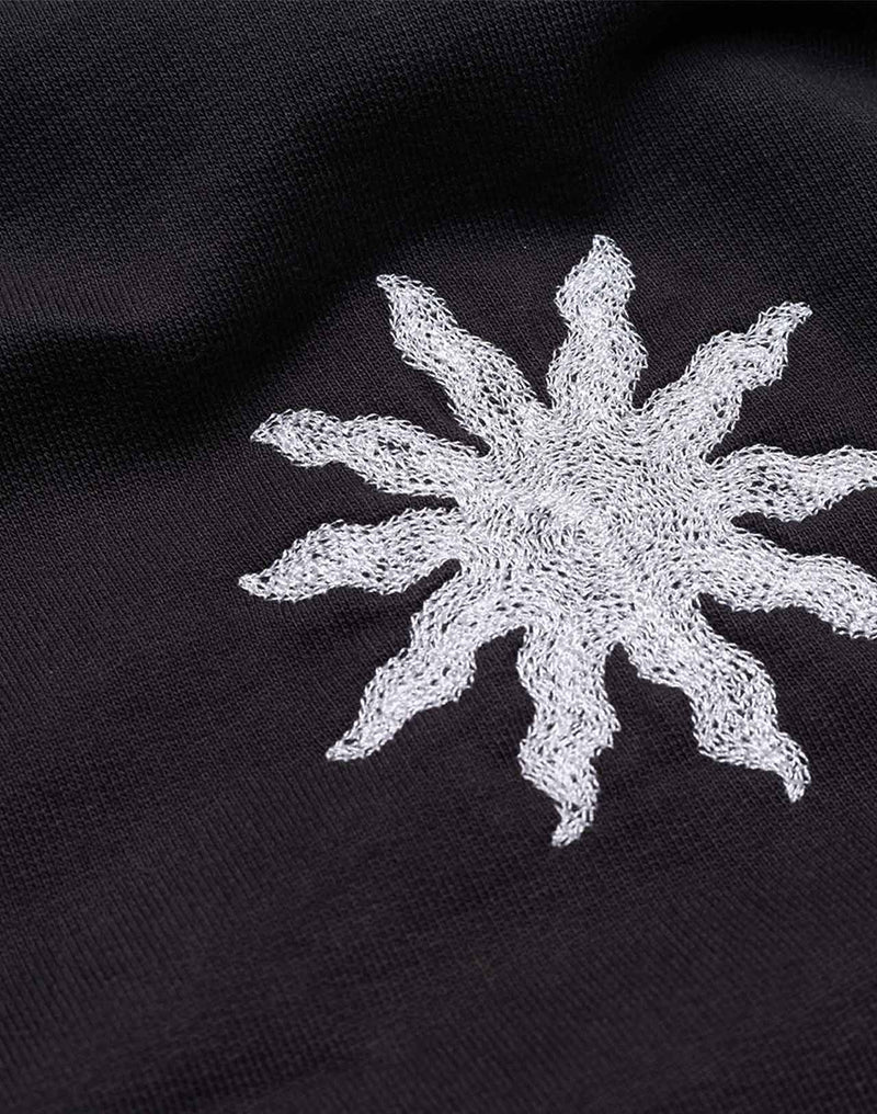Sweat Okina To Simply Be Noir Carbone en coton bio GOTS – OLOW