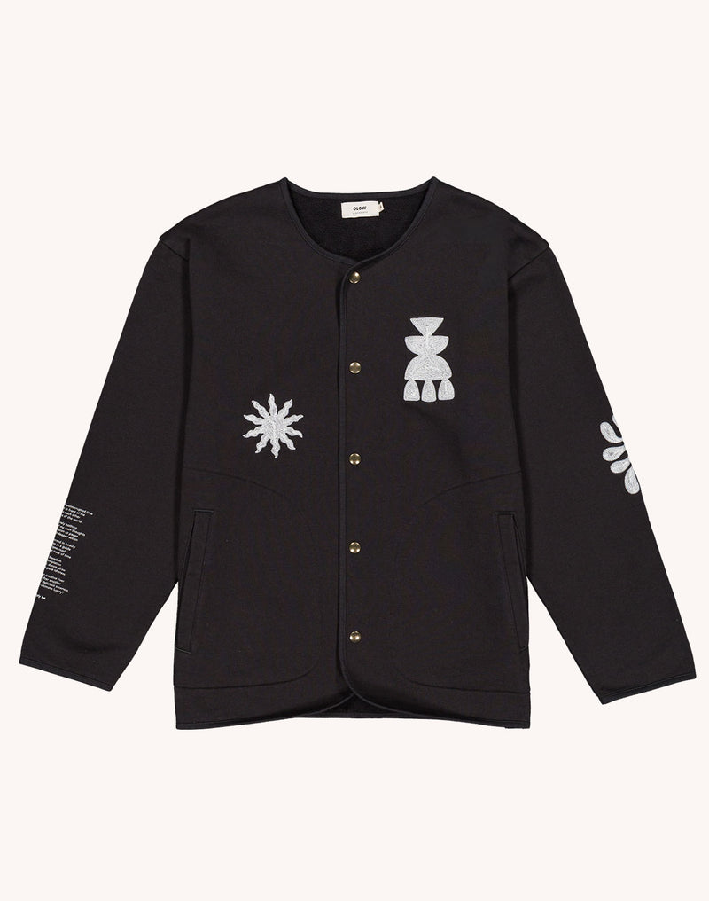 Sweat Okina To Simply Be Noir Carbone en coton bio GOTS – OLOW