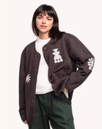 Sweat Okina To Simply Be Noir Carbone en coton bio GOTS – OLOW