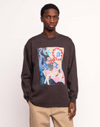 Sweat Organic World Noir Carbone en coton bio GOTS – OLOW